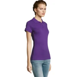 PRIME Damskie POLO 200g / Dark Purple S00573-DA-XXL