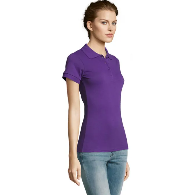 PRIME Damskie POLO 200g / Dark Purple S00573-DA-XXL