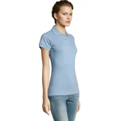 PRIME Damskie POLO 200g / Sky Blue Pique S00573-SP-S