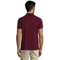 PRIME Męskie polo 200g / Burgundy S00571-BG-L