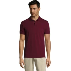 PRIME Męskie polo 200g / Burgundy S00571-BG-XL