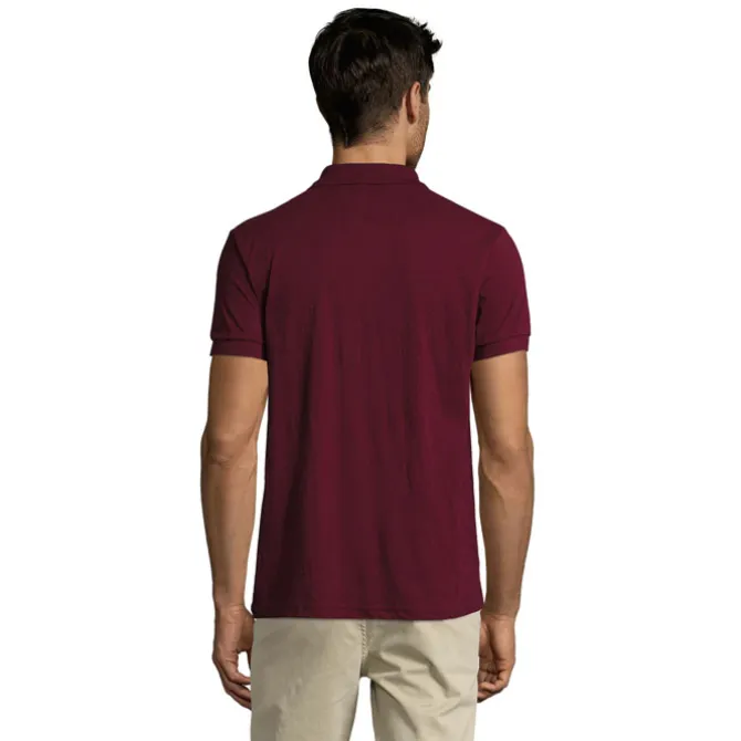 PRIME Męskie polo 200g / Burgundy S00571-BG-XL