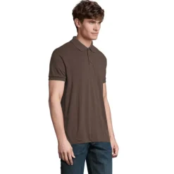 PRIME Męskie polo 200g / Chocolate S00571-CH-XL