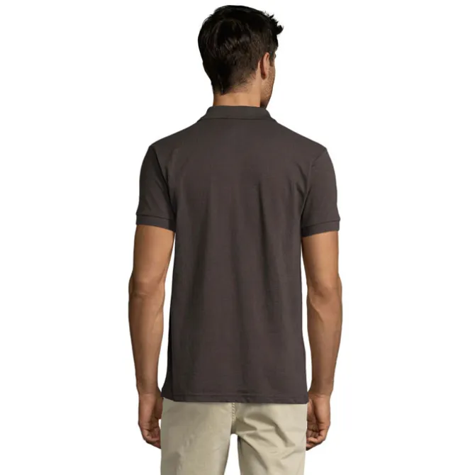 PRIME Męskie polo 200g / Ciemny szary S00571-DG-L