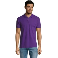 PRIME Męskie polo 200g / Dark Purple S00571-DA-XXL