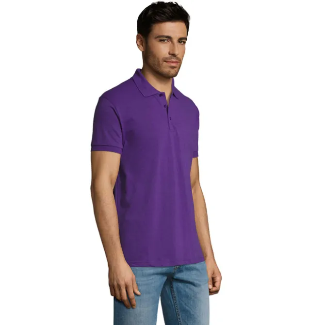 PRIME Męskie polo 200g / Dark Purple S00571-DA-XXL