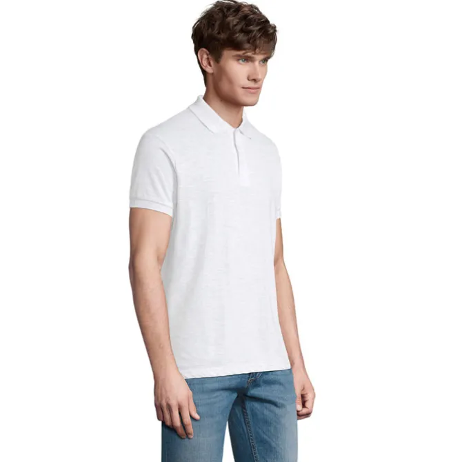 PRIME Męskie polo 200g / Popiól S00571-AS-L