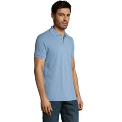 PRIME Męskie polo 200g / Sky Blue Pique S00571-SP-L
