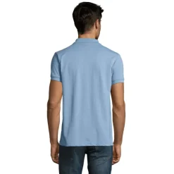 PRIME Męskie polo 200g / Sky Blue Pique S00571-SP-XL