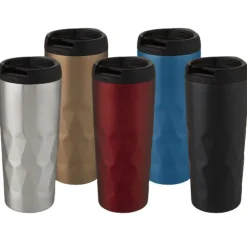 Prism miedziany, izolowany próżniowo kubek o pojemności 450 ml / Czarny 10069290