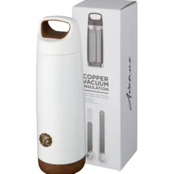 Próżniowo izolowany miedziany bidon Valhalla o pojemności 600ml / Biały 10056502