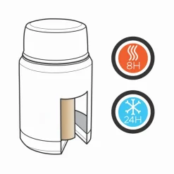 Próżniowy pojemnik na żywność 500 ml Swiss Peak Elite / Czarny P432.981