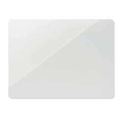 Prostokątny magnes z PVC / Bialy MO2847-06
