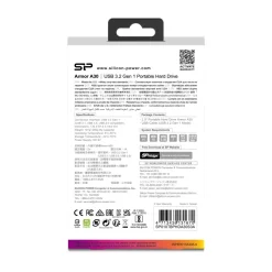 Przenośny dysk Armor A30, 2TB Silicon Power / Biały EG821106