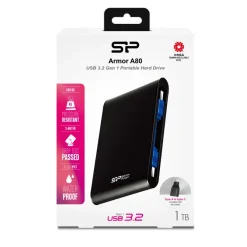Przenośny dysk USB 3.0 Armor A80, 1TB Silicon Power / Granatowy EG 820744 1TB
