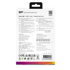 Przenośny dysk USB 3.0 Armor A80, 1TB Silicon Power / Granatowy EG 820744 1TB