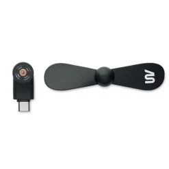 Przenośny wentylator USB / Czarny MO2282-03