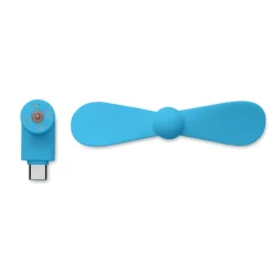 Przenośny wentylator USB / Turkusowy MO2282-12