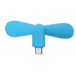 Przenośny wentylator USB / Turkusowy MO2282-12