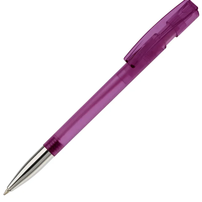Przezroczysty długopis Nash / Transparentny / purpurowy LT80805-N0472