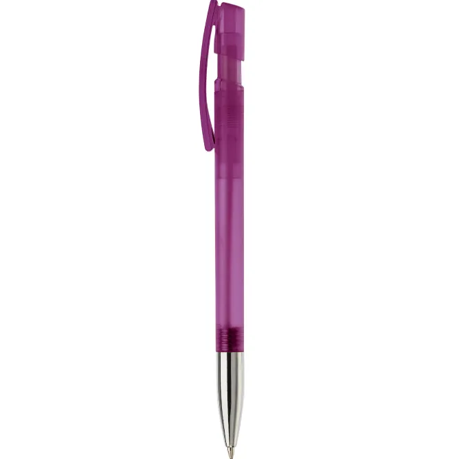 Przezroczysty długopis Nash / Transparentny / purpurowy LT80805-N0472