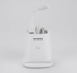 Przybornik z ładowarką indukcyjną (5W) BERGO II / Biały 09167-01