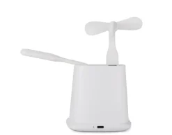 Przybornik z ładowarką indukcyjną (5W) BERGO II / Biały 09167-01