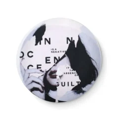 Przypinka button -mała / Srebrny mat MO9329-16