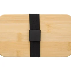 Pudełka śniadaniowe 2 w 1, 2x400 ml, bambusowe wieczko, sztućce / Biały V1215-02