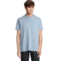 PULSE U NISEX POLO / Sky Blue Pique S04502-SP-L