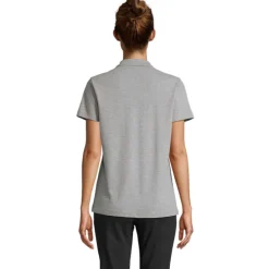 PULSE W OMEN POLO / Szary Melanż 2 S04501-GY-XXL