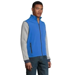 RACE BW MEN SOFTSHELL / Niebieski S02887-RB-3XL