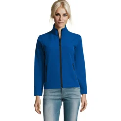 RACE Damskie Softsh. Kurtka / Niebieski S01194-RB-M