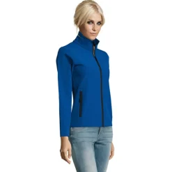 RACE Damskie Softsh. Kurtka / Niebieski S01194-RB-L