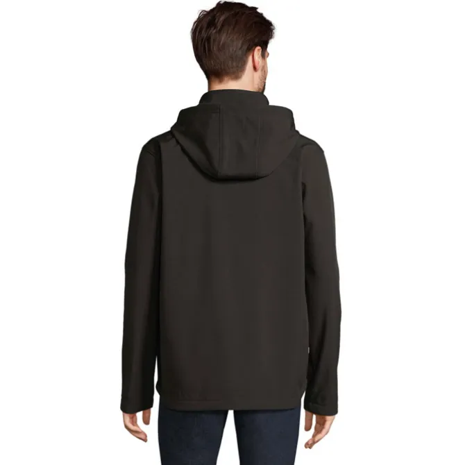 RACE MEN HOODED JACKET / Czarny S04447-BK-XL