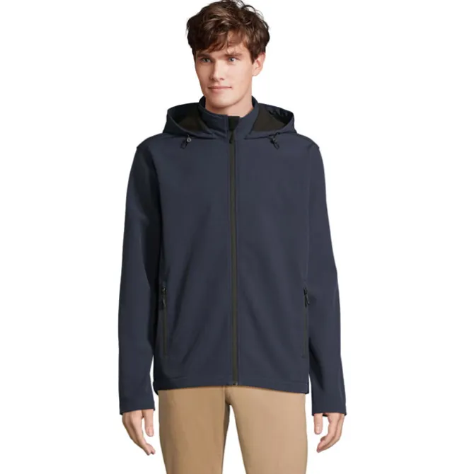 RACE MEN HOODED JACKET / French Navy S04447-FN-XXL