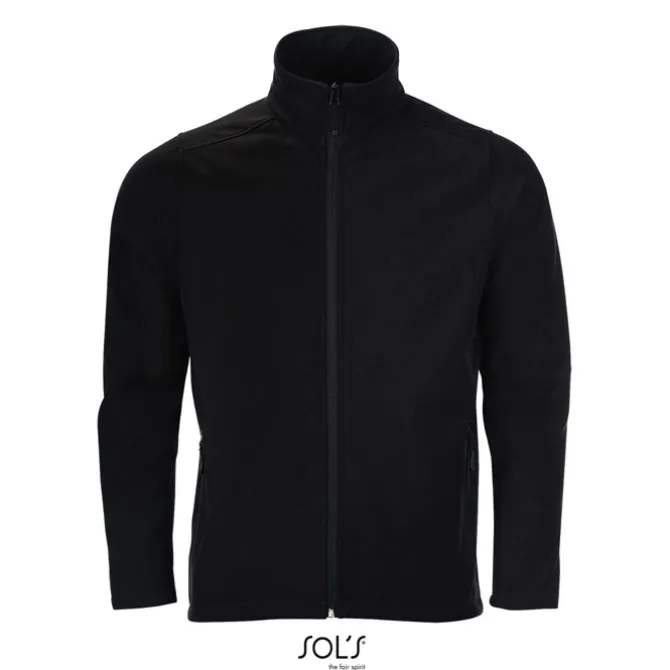 RACE męski softshell / Czarny / Czarny opal S01195-BK-M