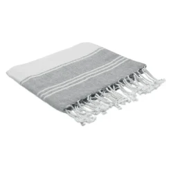 Ręcznik hammam z workiem / Szary MO2584-07