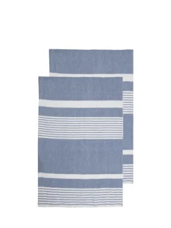 Ręcznik kuchenny ELLA HAMAM 50X70cm, 2-pack, niebieski / Niebieski 5018462-