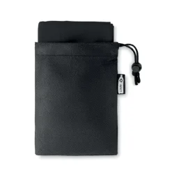 Ręcznik z etui, RPET / Czarny MO9918-03