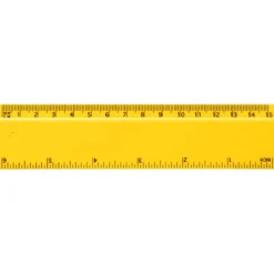 Refari linijka z tworzywa sztucznego pochodzącego z recyklingu o długości 15 cm / Czerwony 21046721