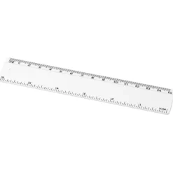 Refari linijka z tworzywa sztucznego pochodzącego z recyklingu o długości 30 cm / Żółty 21046811