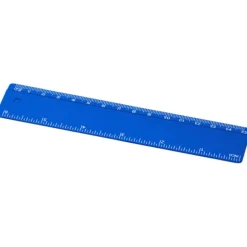 Refari linijka z tworzywa sztucznego pochodzącego z recyklingu o długości 15 cm / Niebieski 21046752