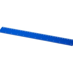 Refari linijka z tworzywa sztucznego pochodzącego z recyklingu o długości 30 cm / Niebieski 21046852