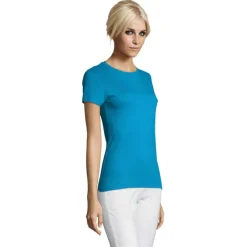 REGENT Damski T-Shirt 150g / Aqua S01825-AQ-L