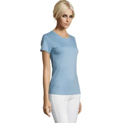 REGENT Damski T-Shirt 150g / Błękitny S01825-SK-L