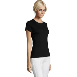 REGENT Damski T-Shirt 150g / Deep black S01825-DB-XL