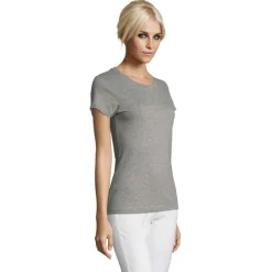 REGENT Damski T-Shirt 150g / Szary melanż S01825-GM-L