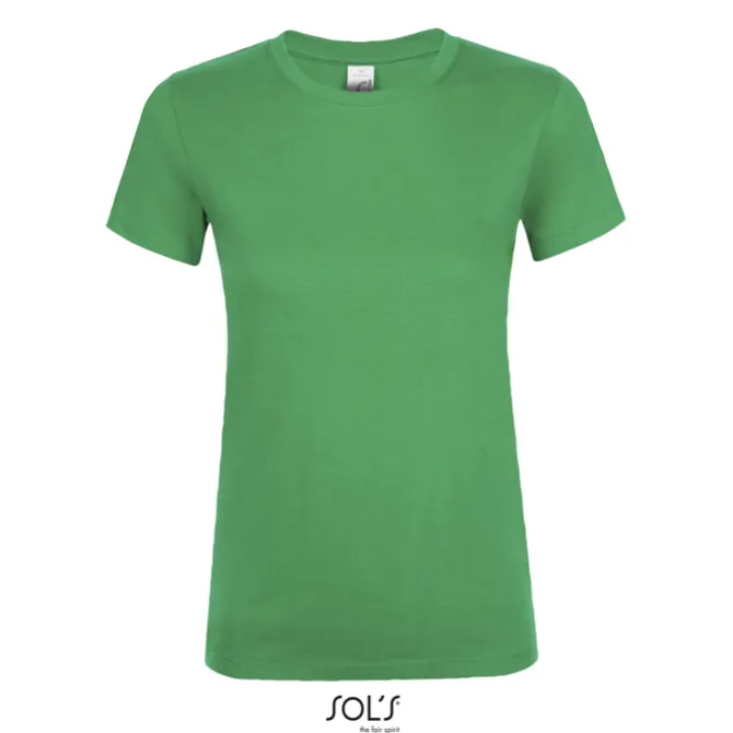 REGENT Damski T-Shirt 150g / Zielony S01825-KG-S