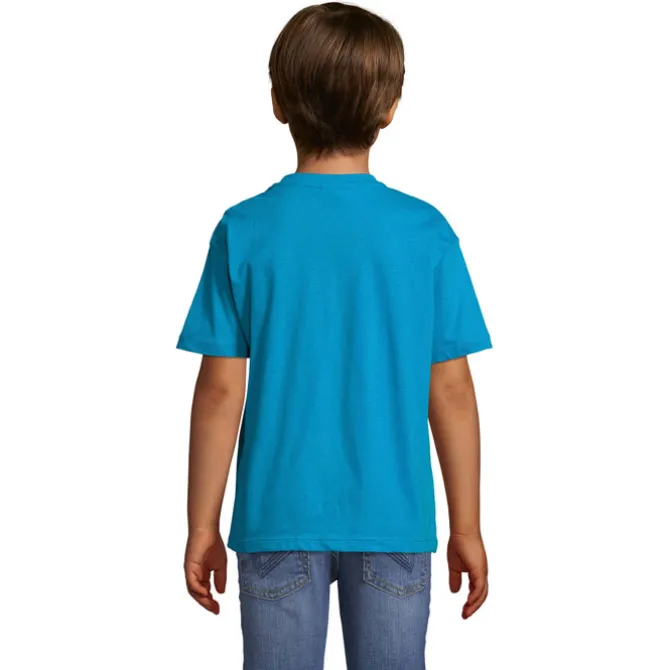 REGENT Dziecięcy T-SHIRT / Aqua S11970-AQ-XL
